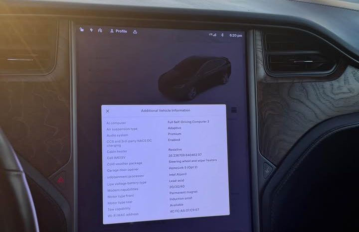 
								2020 Tesla model x Long Range Plus Sport Utility 4D full									