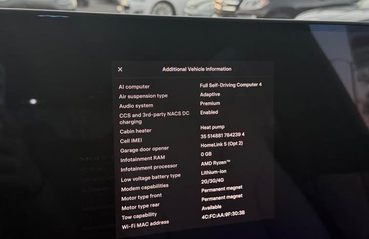 
								2026 Tesla model x Long Range Sport Utility 4D full									
