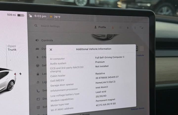 
								2018 Tesla Model 3 full									