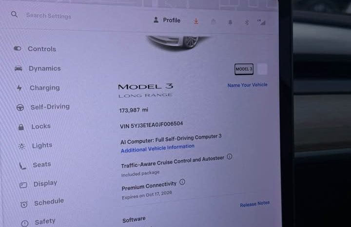 
								2018 Tesla Model 3 full									