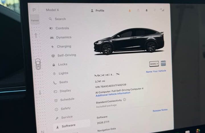 
								2026 Tesla model x Long Range Sport Utility 4D full									