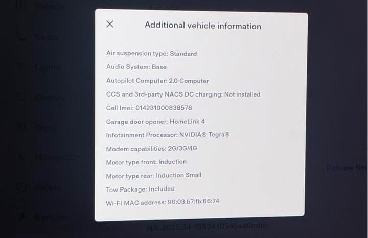
								2016 Tesla model x 75D Sport Utility 4D full									