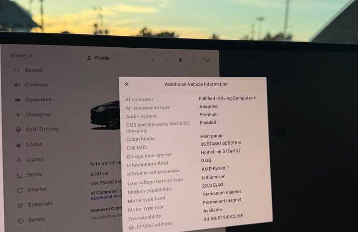 
								2026 Tesla model x Long Range Sport Utility 4D full									