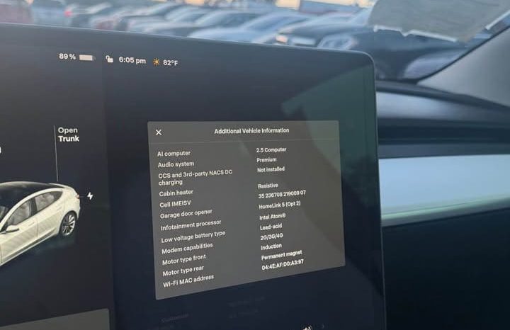 
								2018 Tesla Model 3 full									