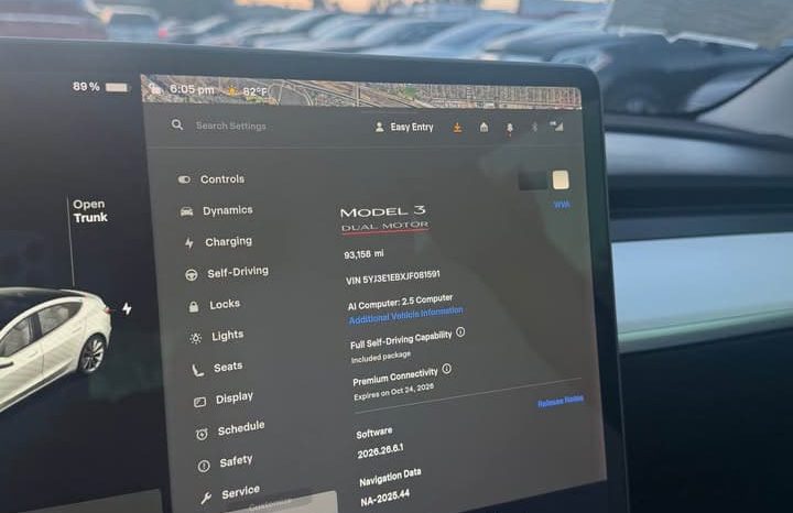 
								2018 Tesla Model 3 full									